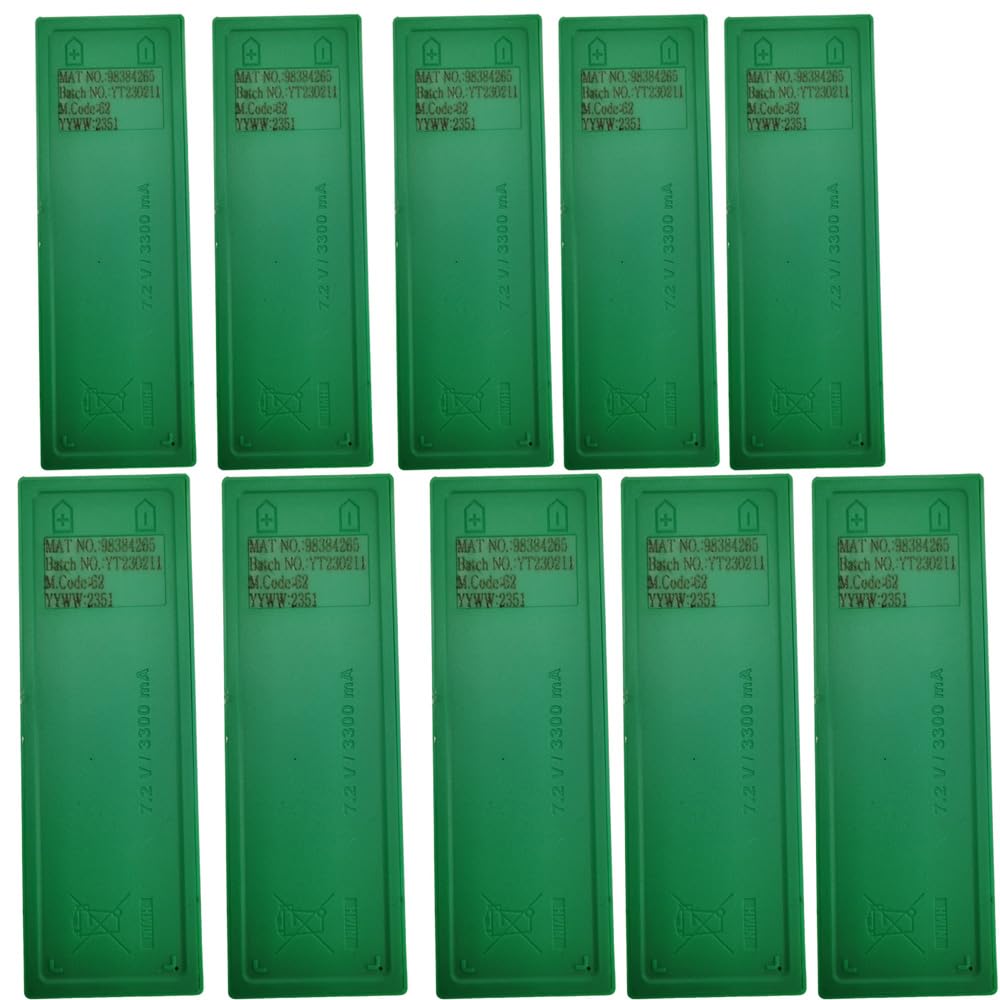 YICUAA 10 Pack 7 2V 3300mAh Crane Remote Control Battery 98384265 for Scanreco 593 592 590 960