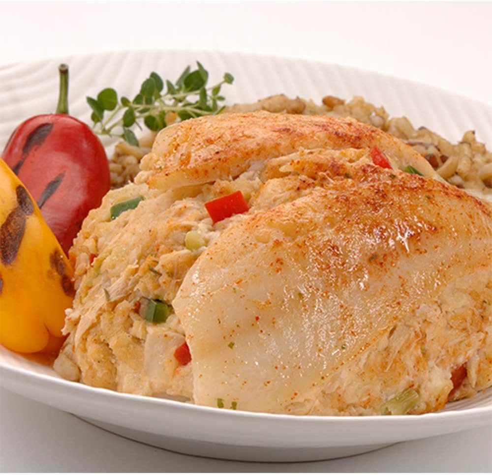 Tampa Maid Captain Joe Stuffed Flounder Fillet, 5 Ounce -- 24 per case.
