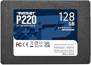 Patriot Memory P220 128GB Internal SSD - SATA 3 2.5" - Solid State Drive - P220S128G25