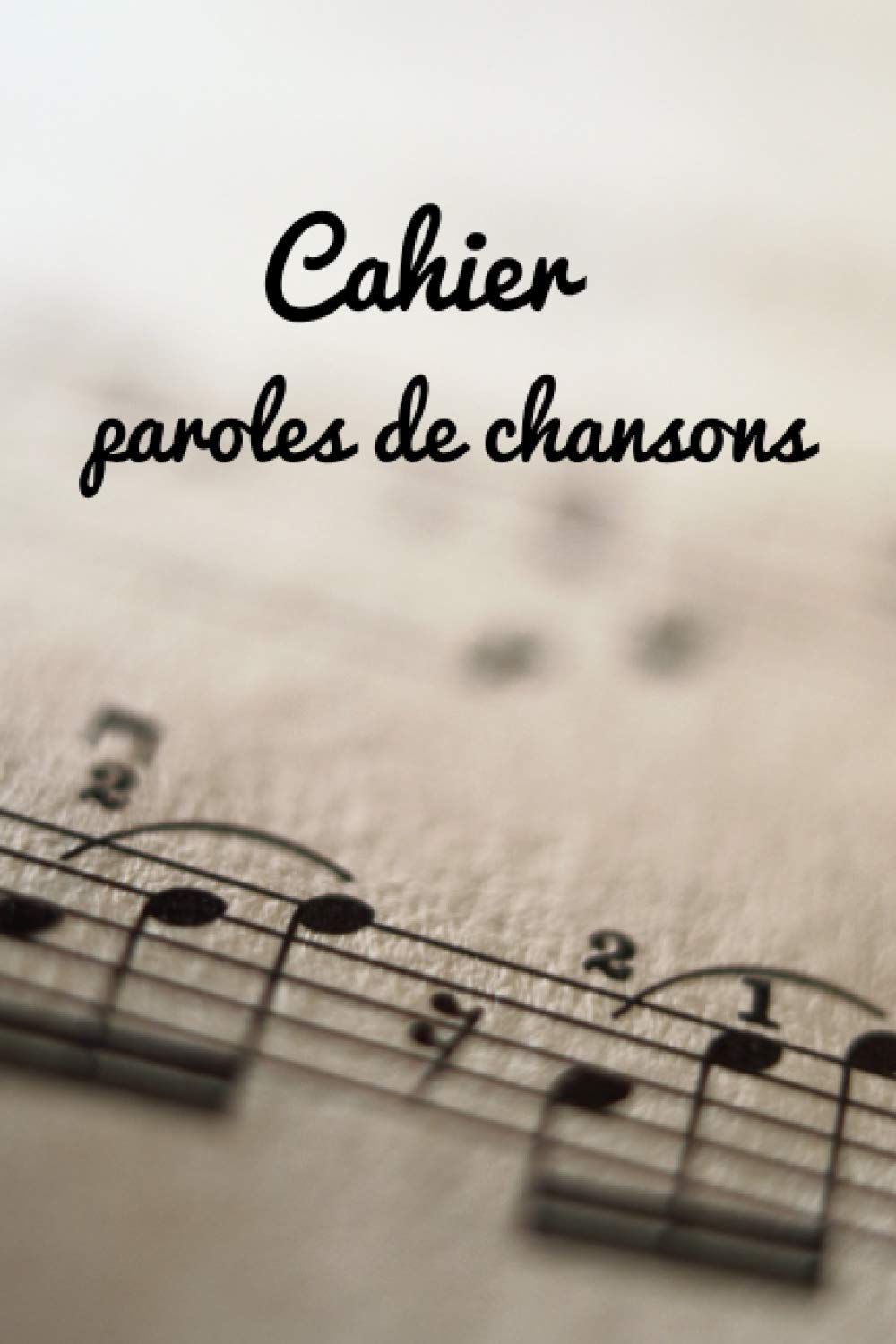 Cahier de paroles de chansons: Un carnet syle bullet journal pour auteu, Carnet de création musicale, 120 pages pour écrire les paroles de ses ... toutes les idées et paroles (French Edition)