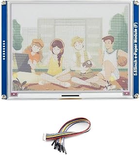 QMQJIA 5.65Inch E-Ink Display HAT 7 Colors E-Paper Module 600x448 for RaspberryPi4B/3B+/2B/ZeroW/ZeroWH 5.65 Inch Display Accessories Display Module Electronic Paper