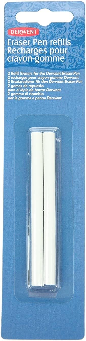Derwent Eraser Pen Refills, Pack, 2 Count (2301966)
