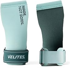 Velites - Crossfit Games Official All Terrain Grips - Magnesium Free and All Bars - Wrist Wraps and Carry Bag Included - Pull Ups, Muscle Ups and Toes to Bar