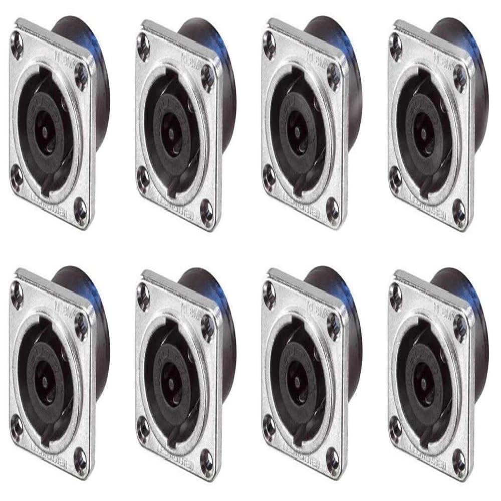 Amazon.com: (8 Pack) NEUTRIK NL8MPRXX SPEAKON 8-Pole Panel