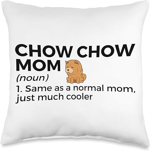 Miniatura 4 de Chow Chow Lover Apparel Definition Funny Chow Dog Mom Throw Pillow, 18x18, Multicolor