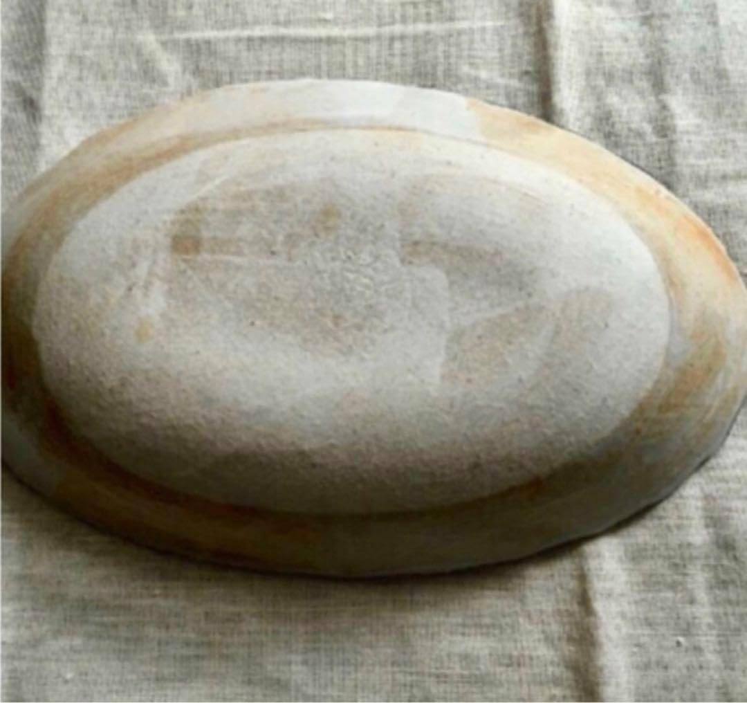 鹿児島 睦 器 うつわ ハンドメイド オーバル プレート 鹿児島睦