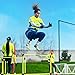 FORZA Weighted Training Hurdles – Adjustable Height 27in to 42in – Set of 5 Speed Hurdles with Folding Legs & 3-Point Base – Durable Agility Hurdles for Football, Track & Sports Training