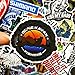 50PCS Fly Fishing Stickers Go Fishing Waterproof Laptop Stickers Car Bicycle Suitcase Computer Water Bottle Mobile Phone Stickers Water Resistant Decals (Fishing)