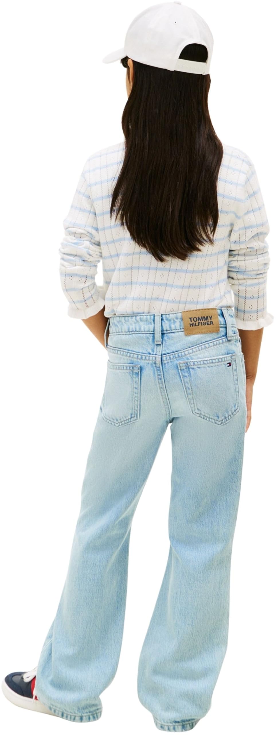 Tommy Hilfiger Mädchen Jeans Flare Light Blue Kg0kg09115