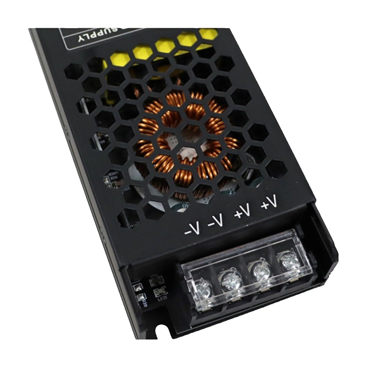 Tira larga ultrafina, silenciosa y sin parpadeos, tira de luz LED, caja, voltaje constante, iluminación CC, controlador fuente alimentación conmutada(HRL-12V300W-110V)