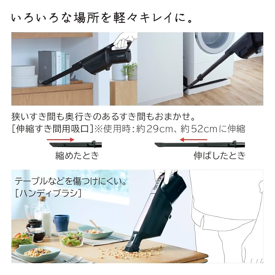 HITACHI かるパックスティックPKV-BK50L Amazon | 日立 掃除機 かるパックスティック コードレス