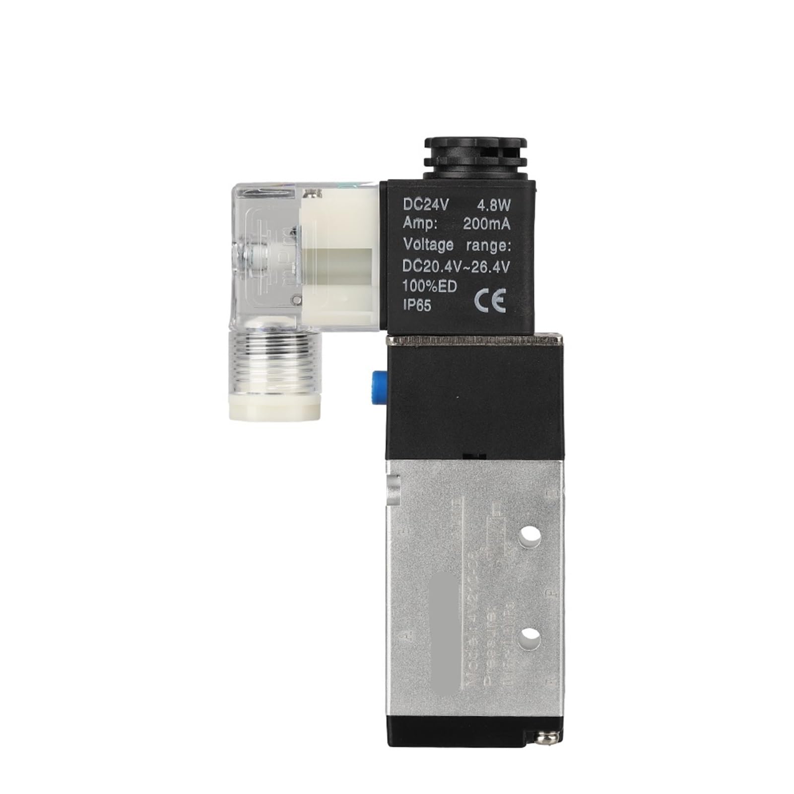 4V210-08 elektrozawór pneumatyczny, 5-drożny, 2-pozycyjny, sterowanie powietrzem i gazem, zawór magnetyczny, 12 V, 24 V, 220 V, przyłącza węża 4 mm do 12 mm (PC 8 mm, AC220V)