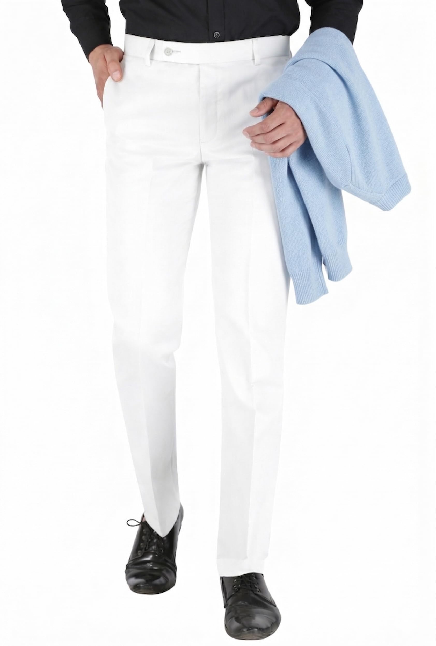 Formal Pants for Men Office Wear - Premium Regular Fit Formal Trouser for Men, Boys, Gents Bottom Formal wear for Office Meeting, Party, Gathering, Wedding-picture-17