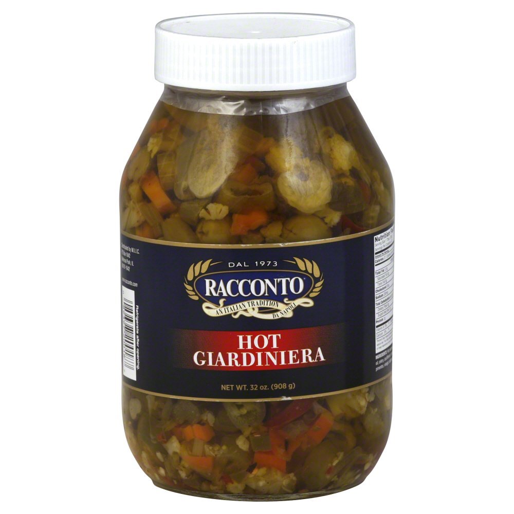 Racconto Hot Giardiniera, 32 Ounce -- 12 per case.