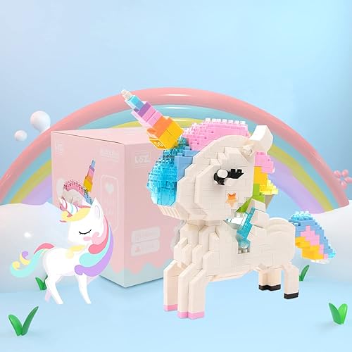 Miniatura 3 de Juego de minibloques de construcción de modelos de animales, colección creativa de bricolaje micro 3D para mascotas, juguete de construcción de