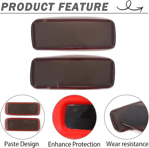 Miniatura 4 de Protector de cubierta de luz antiniebla delantera compatible con Chevrolet Corvette C6 2005-2013, ABS antiniebla delantera lámpara lámpara lámpara