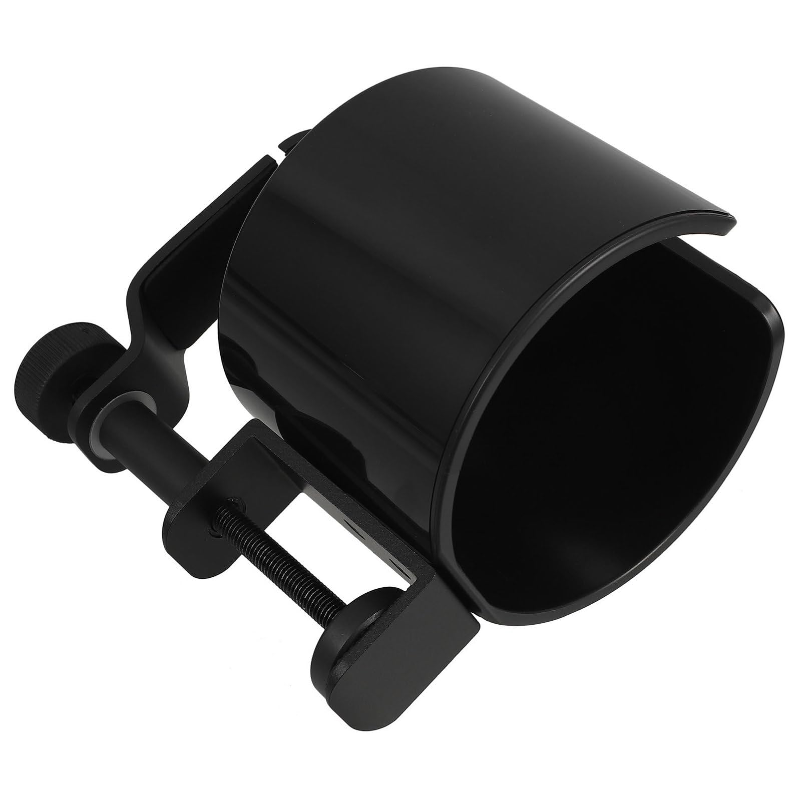 Portabicchieri e Leggero con Gancio per Cuffie Rotante da Tavolo Facile da Installare Realizzato in Lega di Alluminio e Plastica per Scrivania da Gaming Indoor
