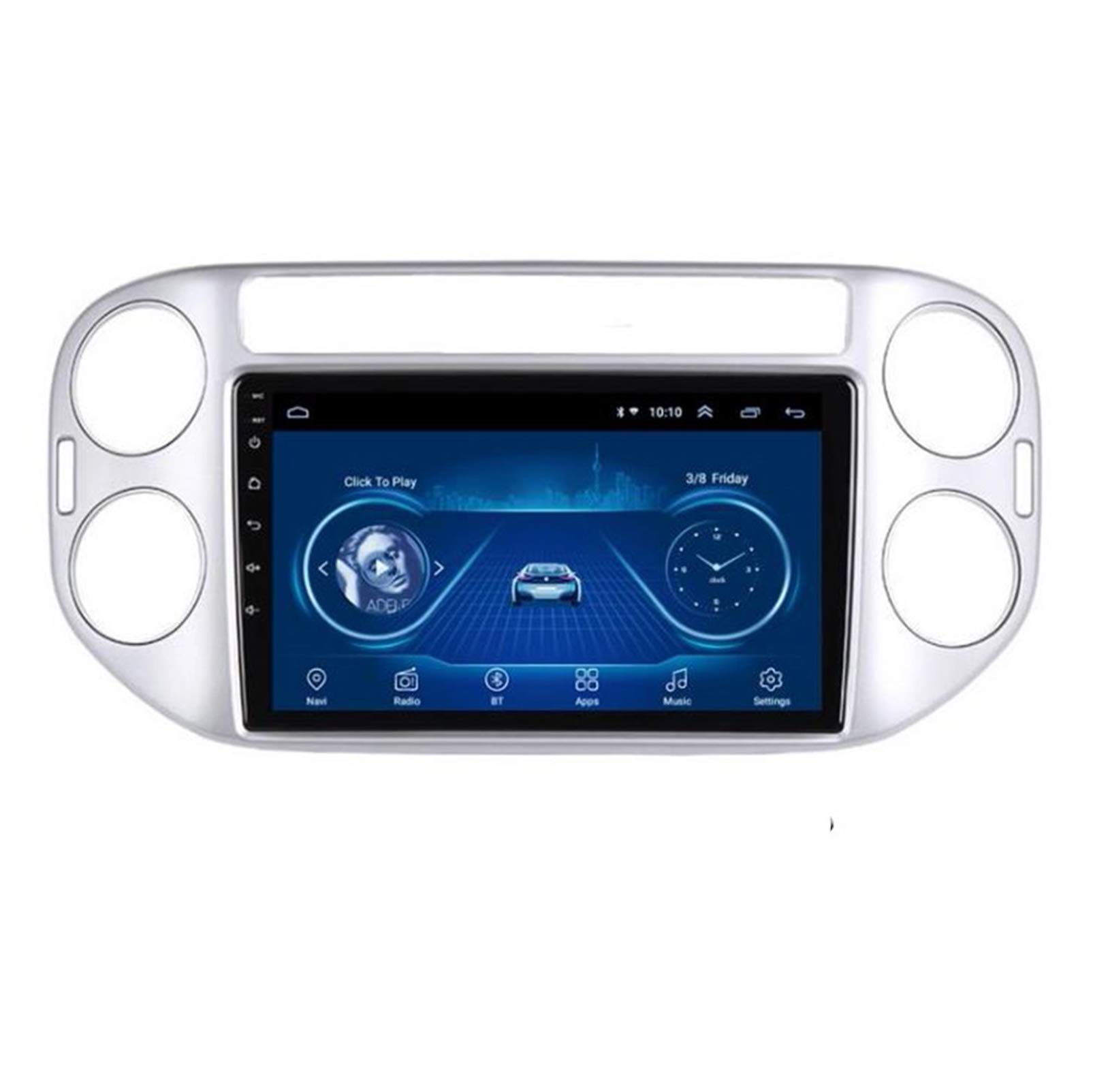 Autoradio Android para Tiguan: mantén el control del volante y conecta tu móvil