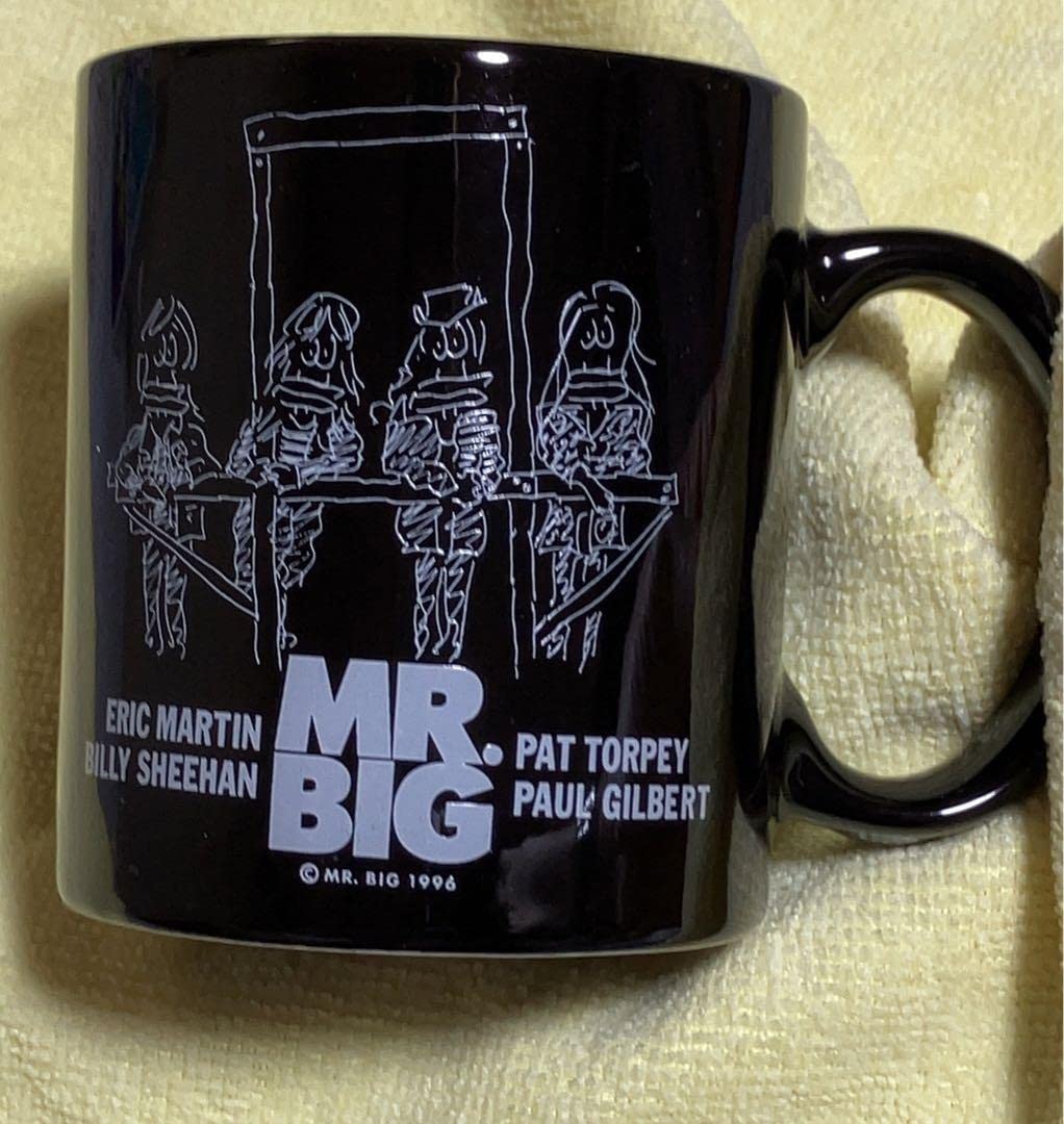 Amazon.co.jp: Mr.Big （ミスタービッグ）マグカップ黒 1996年 