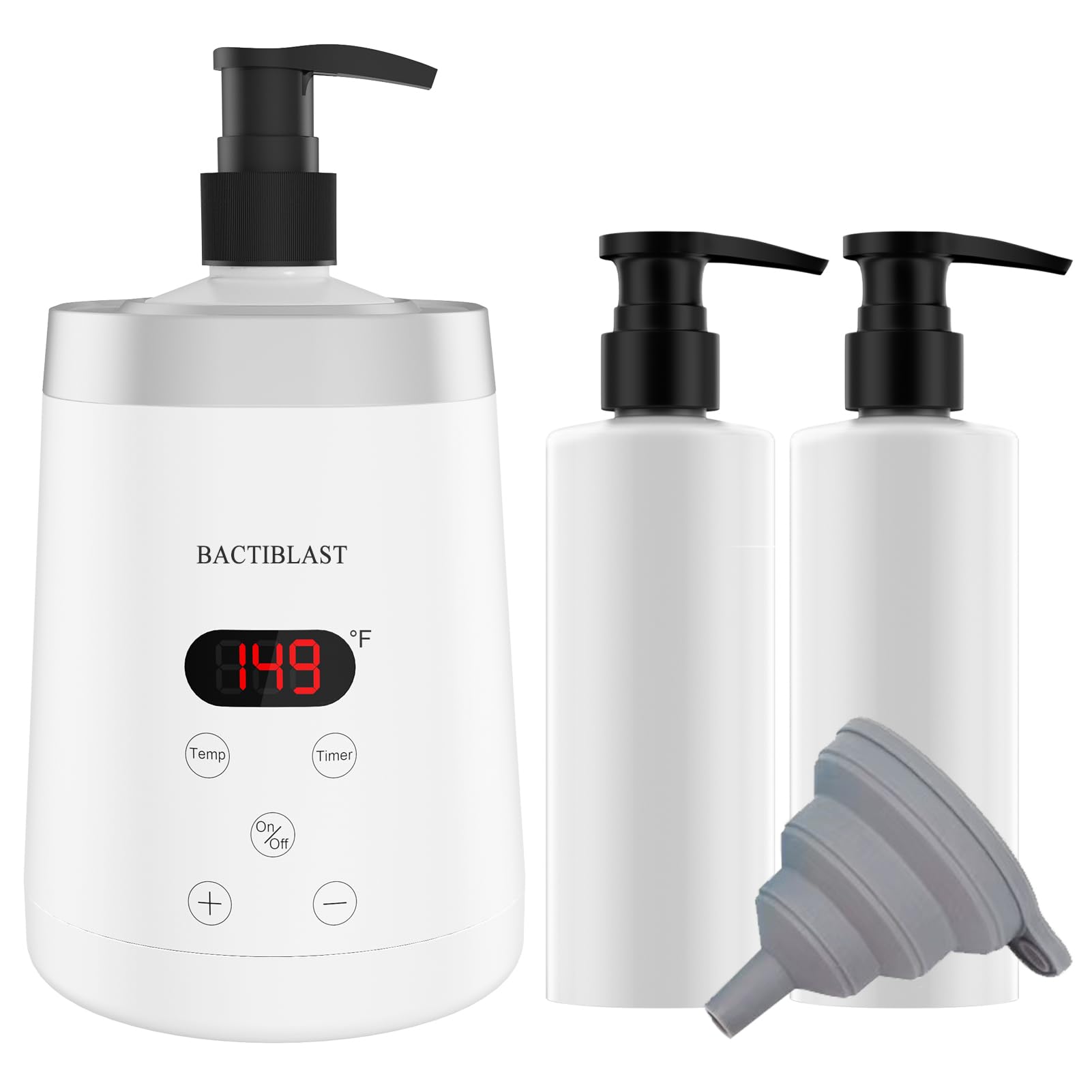 Massageöl Wärmer, Massageölwärmer mit Zwei Ölflaschenspender Lotion Wärmer LED Anzeige Flaschenwärmer Heizung für Spa Salon Haushalt Massageöl Flaschenwärmer
