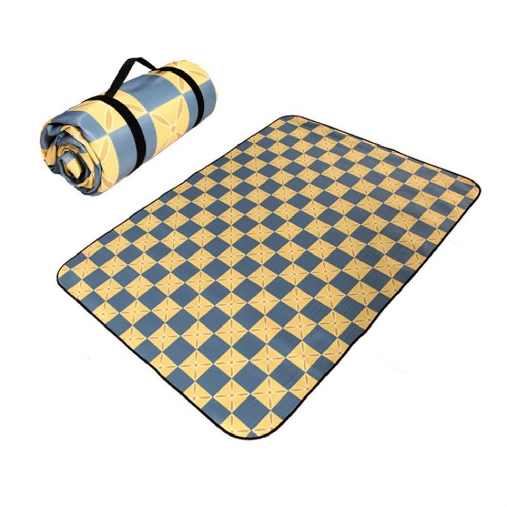 Tappetino da spiaggia portatile, tappetino da campeggio for gite all'aperto Campeggio Trekking(Color 3,150x100cm)