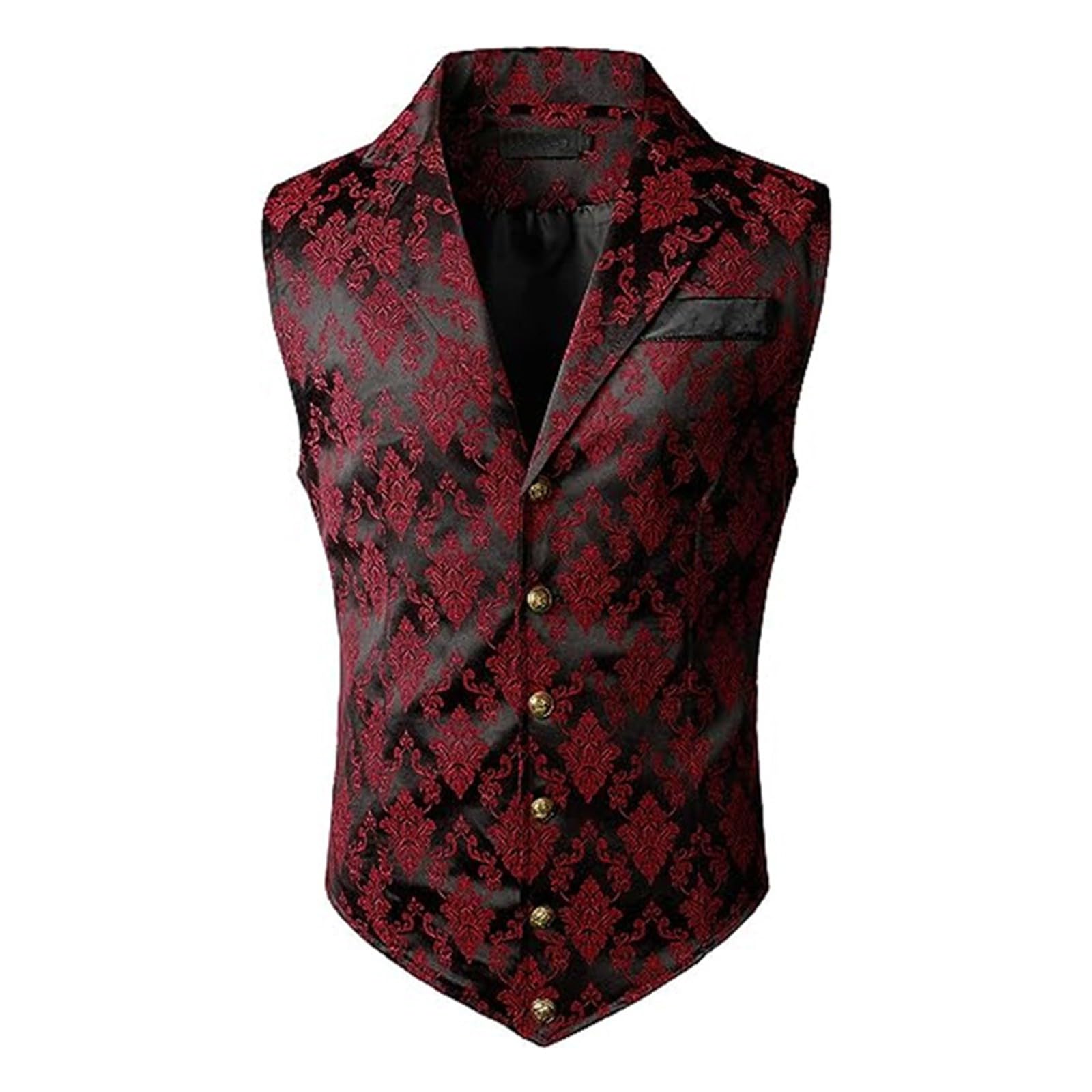 Herren-Blazer, einreihig, Paisleymuster, Jacquard-Weste, schmale Passform, formelle Smoking, Retro, Business-Weste, Hochzeit, Party, Blazer, Weste, weitsichtige Anzugweste für Herren