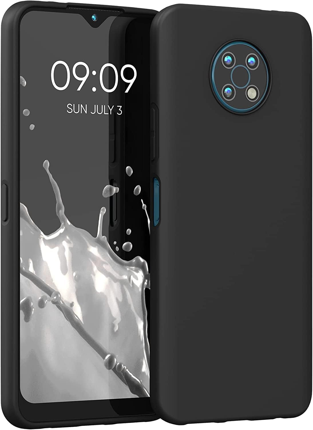 Emodil Case for Nokia G50 Case Cover Black Slim Fit for Soft TPU Back Cover Flexible Silicone Cover Matte Black for Nokia G50 by Emodil ®