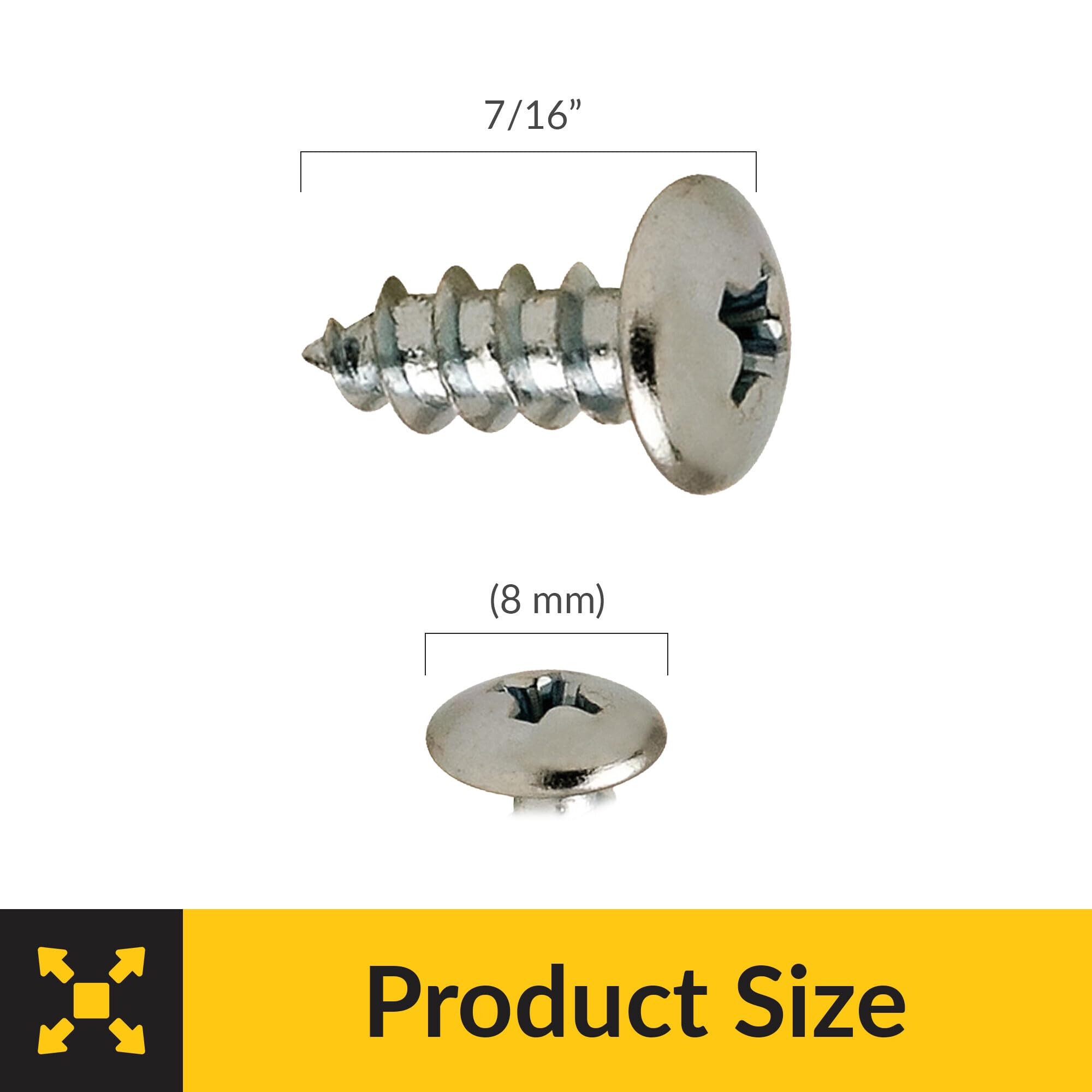 Brixwell SRW2619806020 Pan Head Screws Pack of 20000