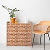 d-c-fix vinyl wrap Ahaus red stone effect 45 cm x 2 m - sticky back plastic roll for furniture, kitchen & cupboards - contact paper sticker self adhesive film #1