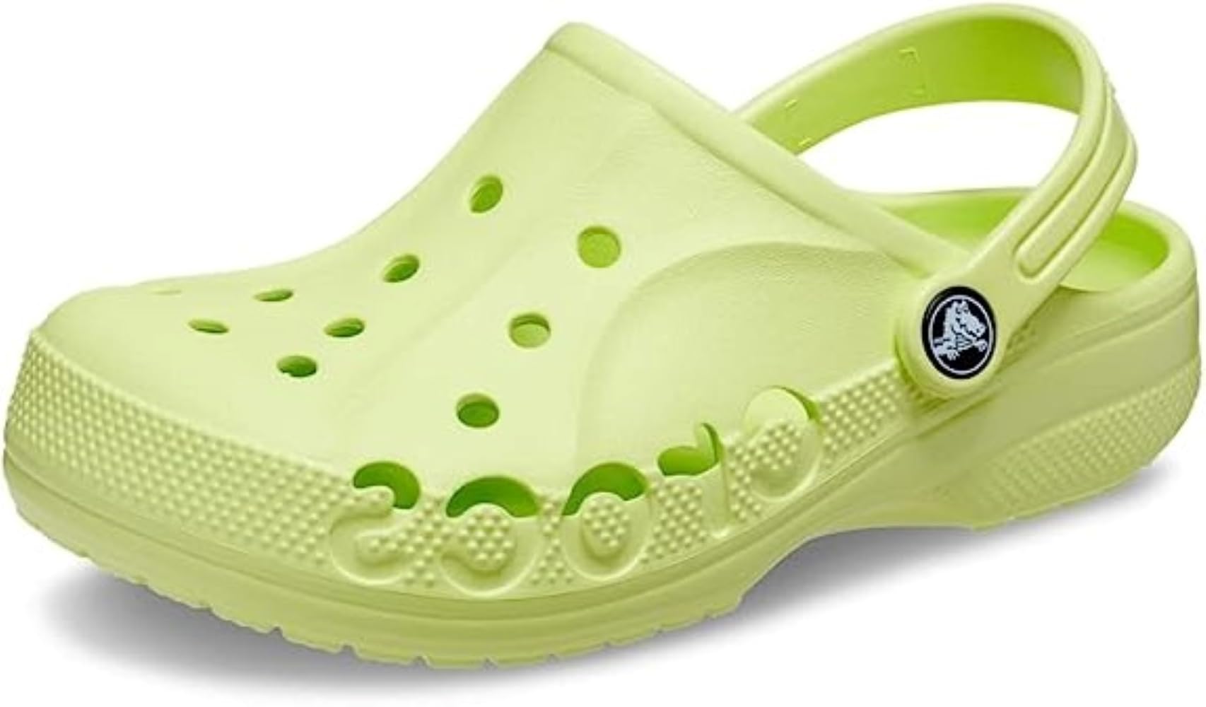 Crocs Baya Clog T - Zapatillas de madera unisex para niños, Lime Zest, 32/33 EU, 207013-3U4