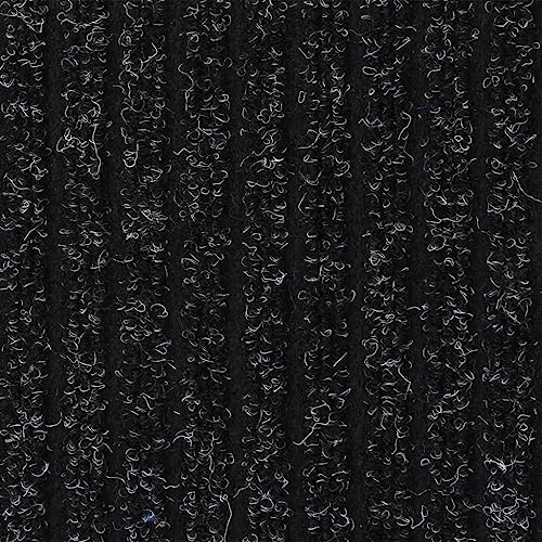 Paillasson anthracite à rayures 40x60 cm en polypropylène et vinyle - 4