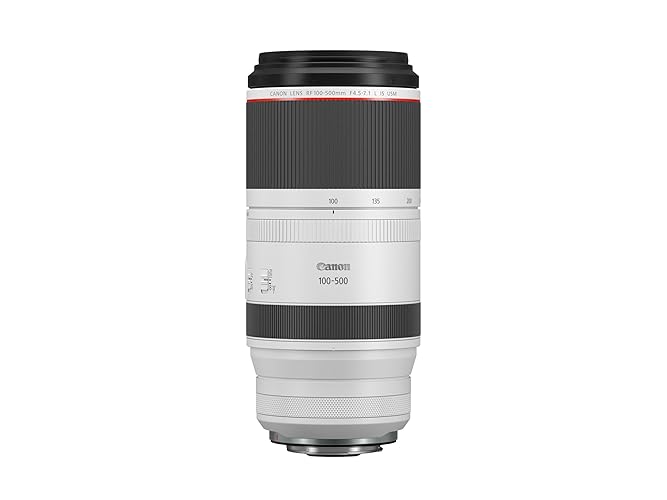 Canon Objetivo RF 100-500mm F4.5-7.1L IS USM - Lente Zoom Teleobjetivo Serie L, Ideal en Viaje y Naturaleza, Ligero, AF de Motores USM y estabilizador óptico 5 Pasos, Compatible Sistema EOS R, Negro