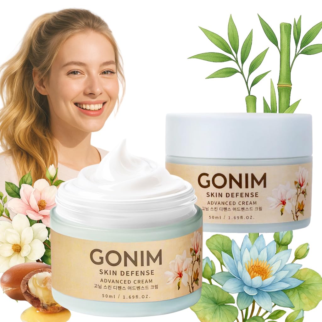 GONIM Face Moisturizer Korean Skin Care,Anti Aging Support with Collagen Activation,Skin Barrier Repair Face Cream,Daily Face Moisturizer for Dry,Sensitive Oily Skin,Shea Butter Hydration-3.38fl.oz
