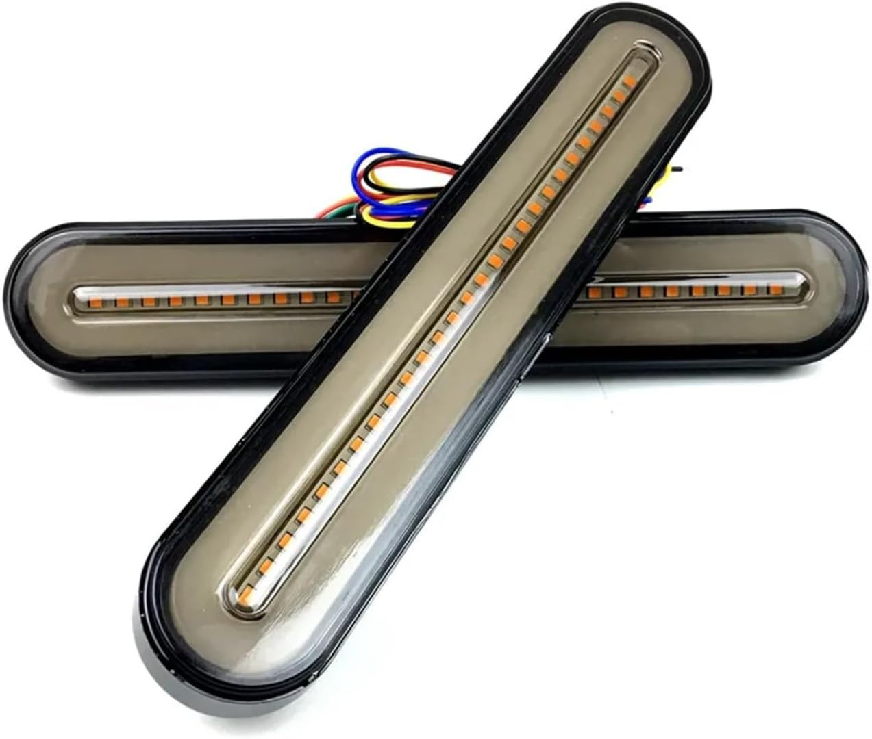 Mini uniwersalne wskaźniki Zestaw świateł motocyklowych LED do bagażnika, podwójnych tylnych, pionowych, z kierunkowskazami, do motocykla, ze światłem tylnym i światłem hamowania, w