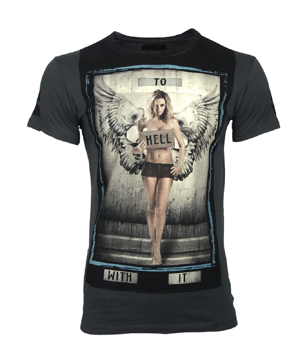 Religion Clothing to HELL Dark Metal - Camiseta para hombre