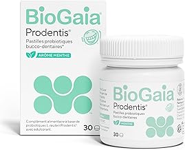 BioGaia Prodentis Oral Probiotic Lozenges | Oral Flora Balance | Food Supplement | Contains L. Reuteri Prodentis | Mint Flavour - 30 Tablets