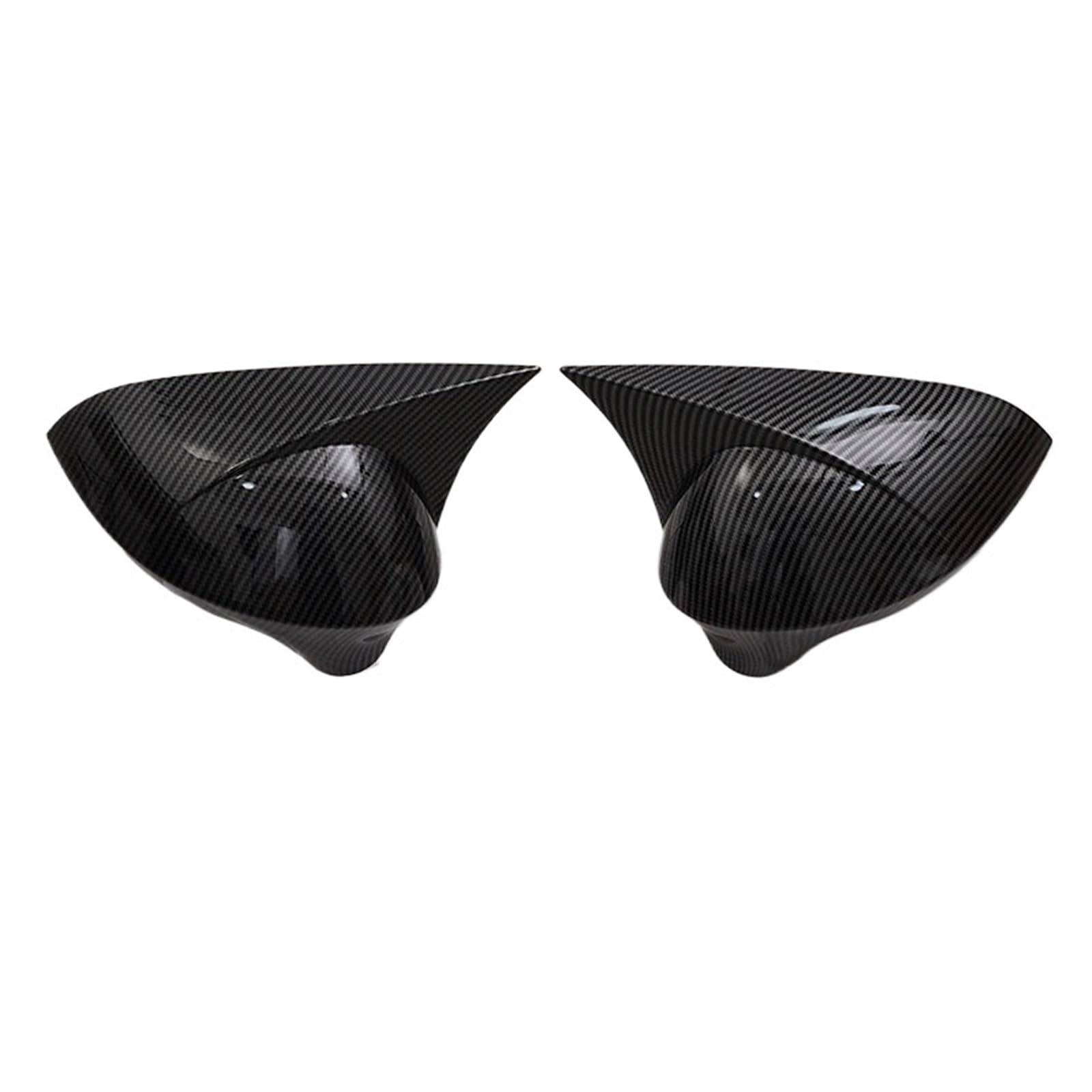 Osłona zamienna do lusterka wstecznego samochodu 1 para osłon na lusterko wsteczne pasująca do Seat Leon MK2 1P Ibiza MK4 6J Exeo 3R 2008-2017.(Carbon Fiber Look)