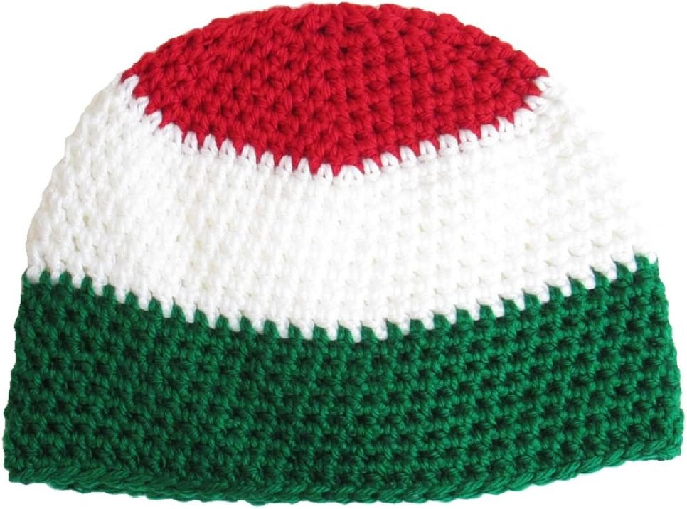 Hungary Flag Skull Beanie 22"