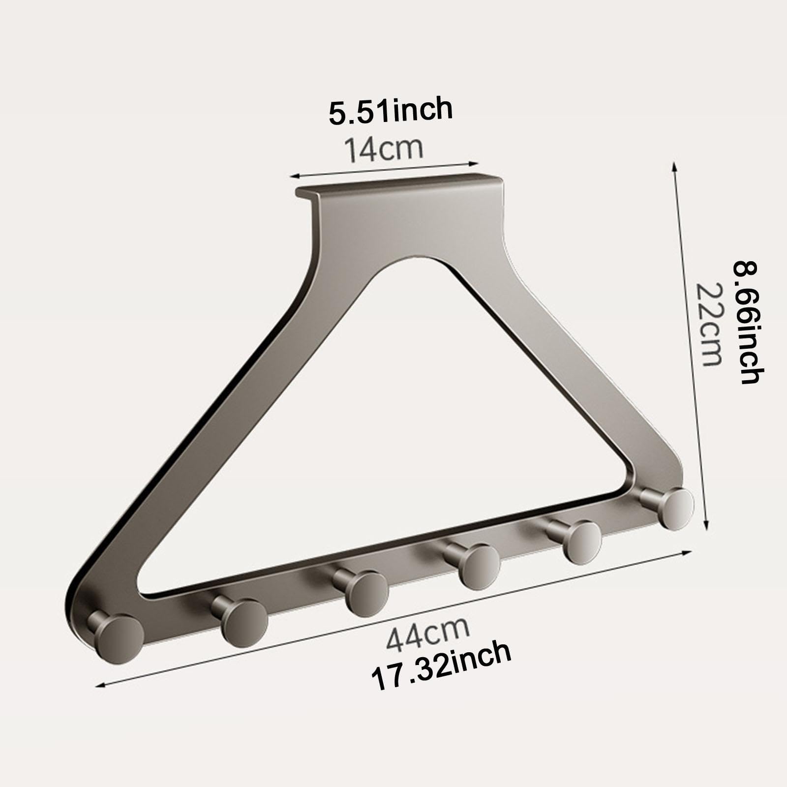 Amazon.com: DimyFew Triangle Over The Door Hook Towel Hanger, Home