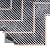 TNNGG-04 Herringbone Black and Gold Polished Marble Mosaic Tile Backsplash 1 Sheet