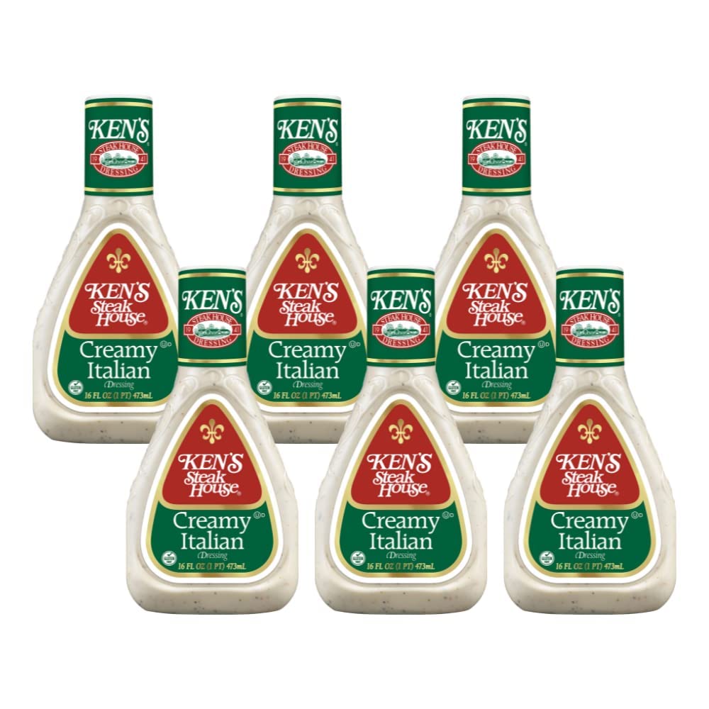 Ken's Steak House Creamy Italian Dressing (16 Fl Oz (Pack of 6))