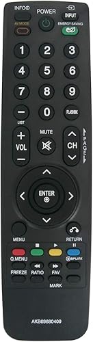 AKB69680409 Reemplazo de control remoto para LG TV 42PQ30-UA 50PQ30C-UA 50PQ30-UA