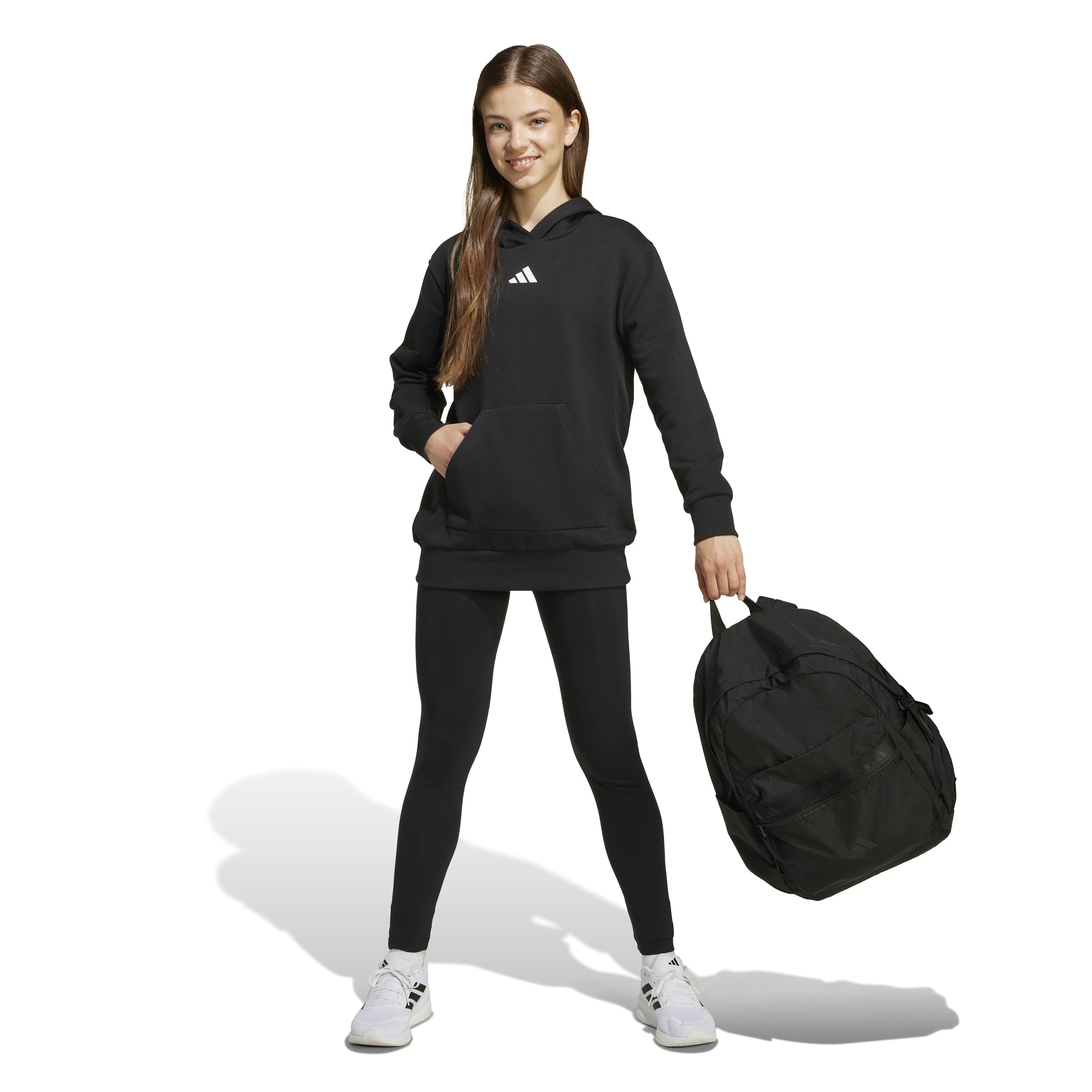 adidas Junior Girls Hooded Jogger Set Tuta da allenamento Bambine e ragazze