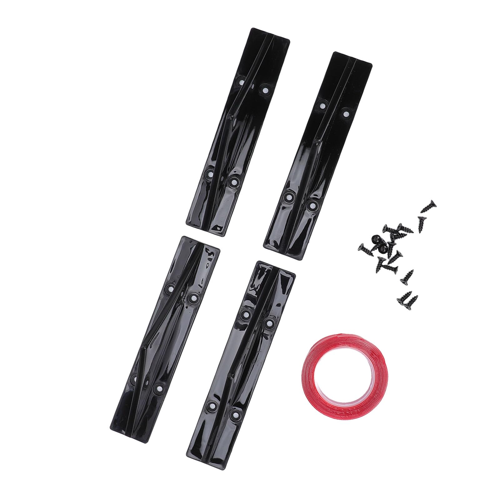 Rear Bumper Lip Diffuser, Universal Straight Black Spoiler for Cars SUVs Trucks, with Enhanced Aerodynamics and Easy Installation