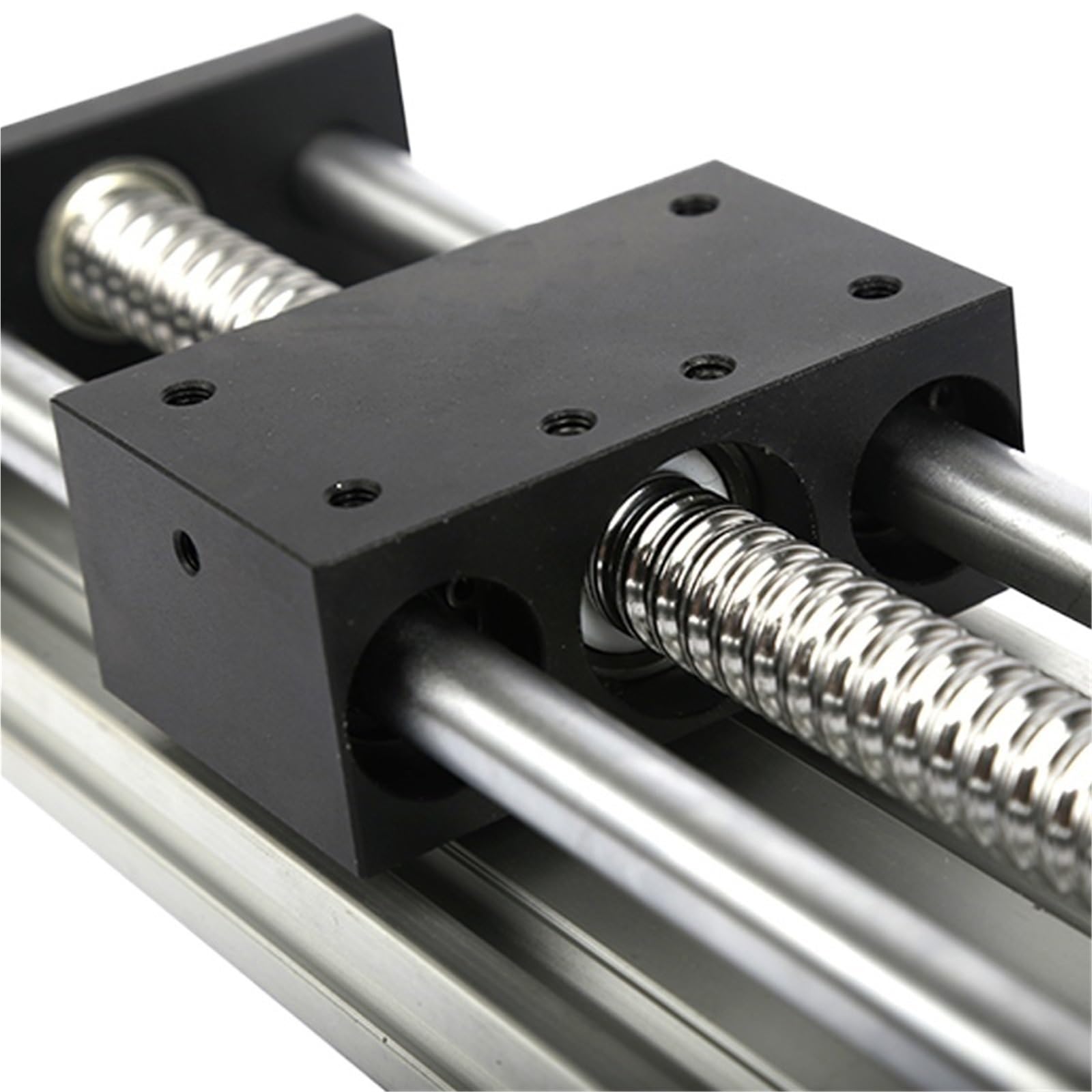 Dual Optical Axis Manual Sliding Table Rail Guide SFU1605 200mm Travel Length Linear Guide Rails Linear Actuator Module Table Guide