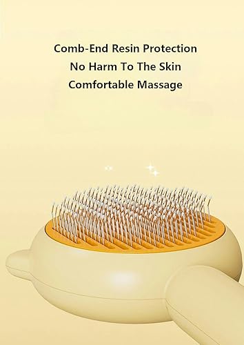 Miniatura 2 de Cepillo autolimpiante para gatos y perros, bonito y elegante cepillo limpiador de pelo de mascotas, buen efecto de limpieza