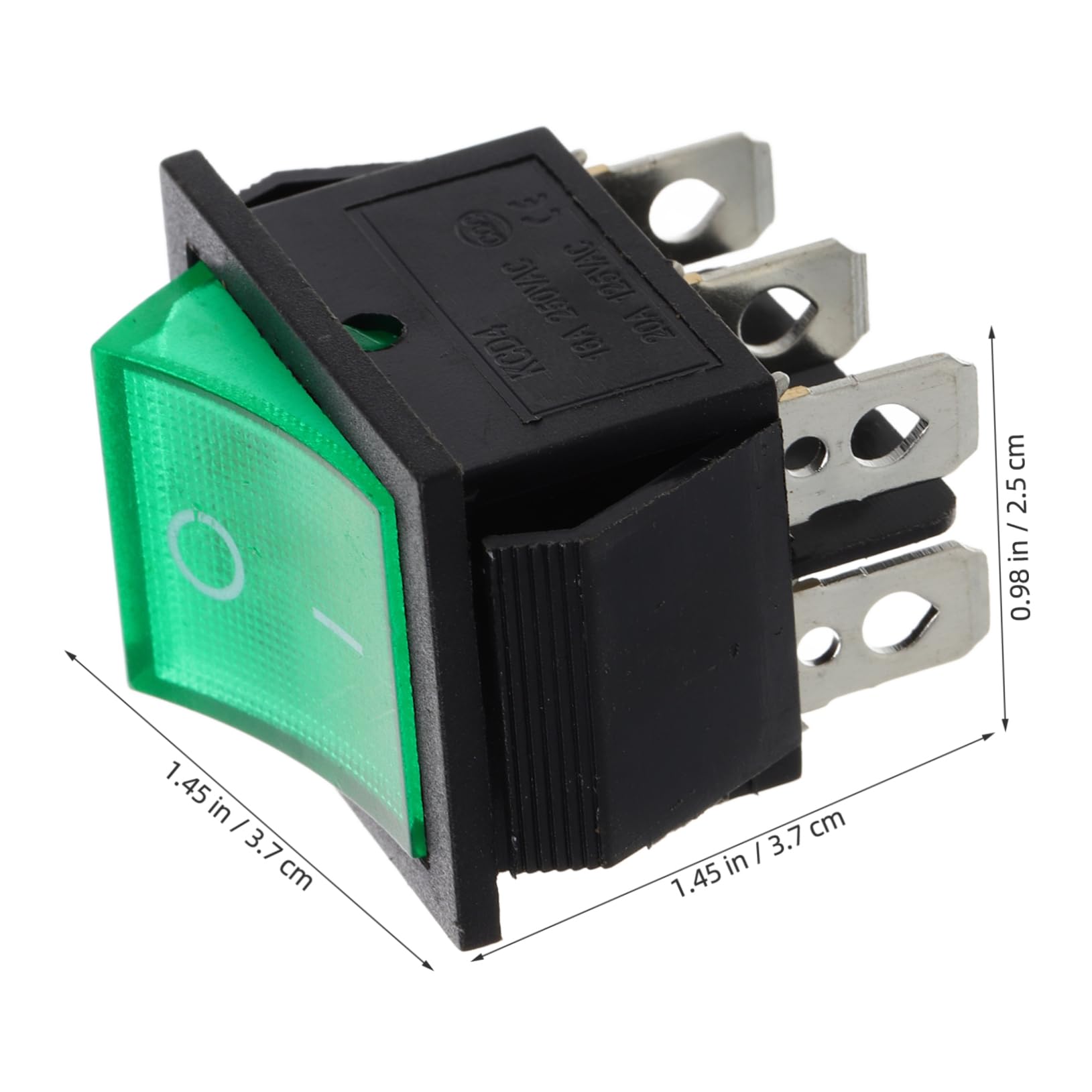 ABOOFAN Replacement Marine Rocker Switch 6 Pin 2 Position Boat Toggle Light On/Off Switch
