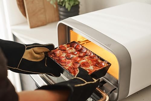 Ooni Volt 2 Electric Pizza Oven - 30cm Intelligence Indoor Electric Pizza Oven - Polar White - 20°C Max Temperature - Bakes 12" Pizzas in 90 Seconds - 8