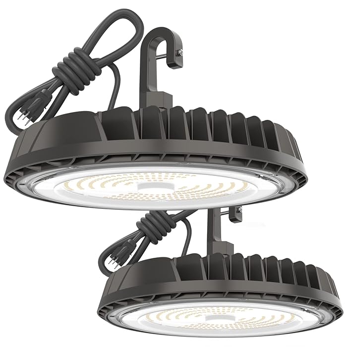 Buy HYPERLITE LED High Bay Light 150W 2 Packs 21,000LM with US Plug UFO