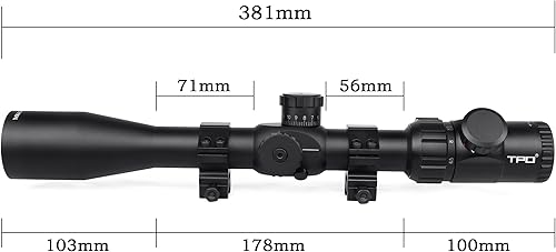 Miniatura 2 de FSI Alcance del rifle 6.5-20X42 Alcance del rifle de caza Rojo, Verde Iluminado Retícula 1.181 in Tubo Segundo Plano Focal (MK 6.5-20X42 SAL)